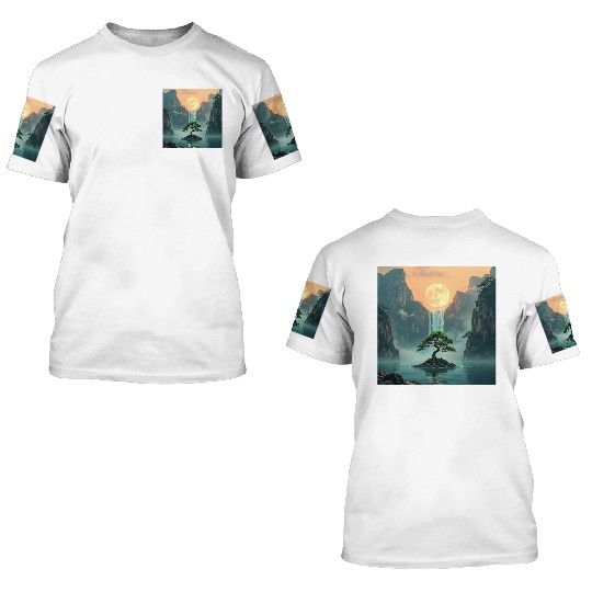 Harmonious Night 2 3D T Shirts