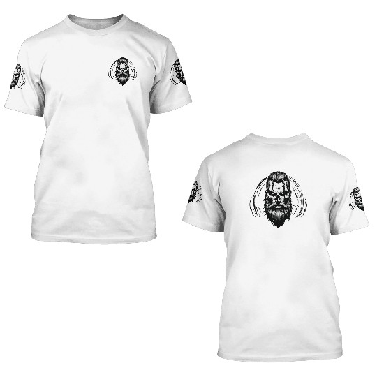 Viking Warrior Man Odin Thor Norman Walhalla 3D T Shirts
