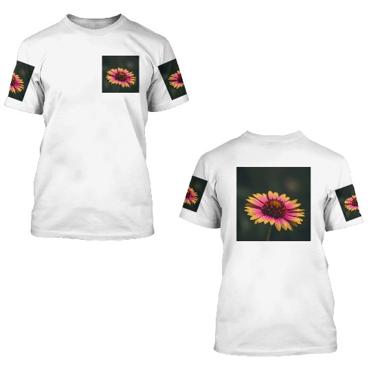 American Wildflower - Elegant Nature 3D T Shirts