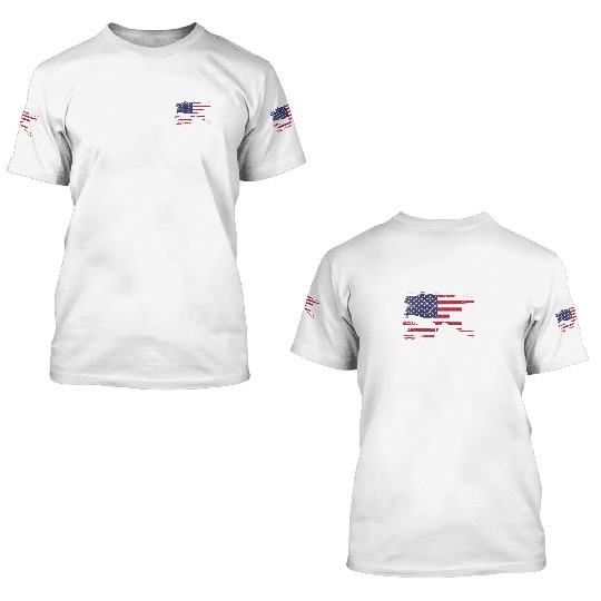 Bricklayer Brickmason American Pride 3D T Shirts