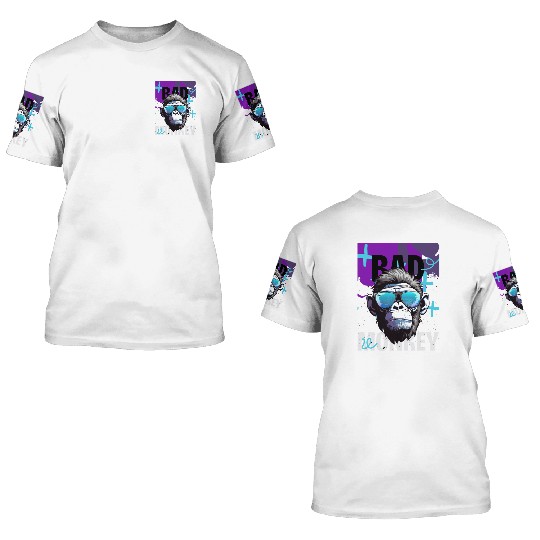 Monkey design 3D T Shirts