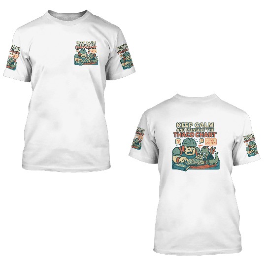 Keep Calm THAC0 3D T Shirts