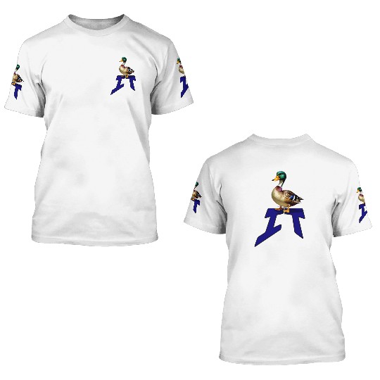 Mallard Duck on the word IT 3D T Shirts
