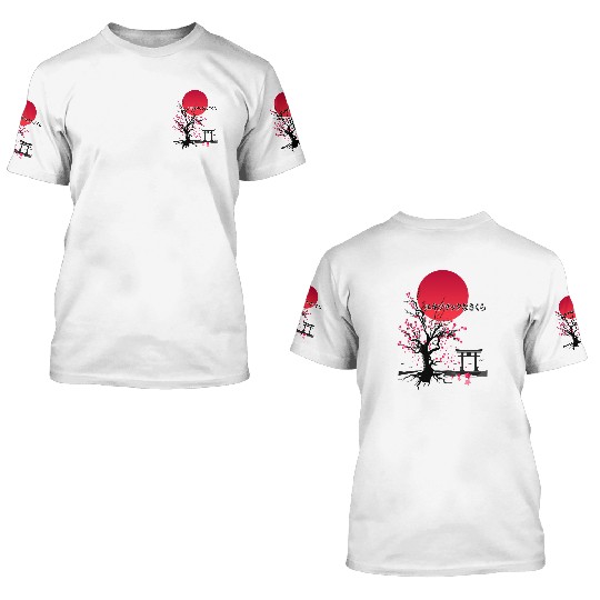 Iconic Sakura Flower 3D T Shirts