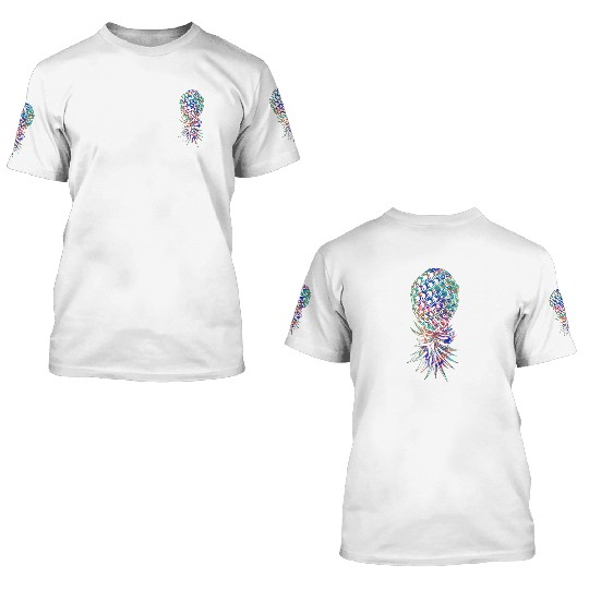 Neon Pineapple 3D T Shirts