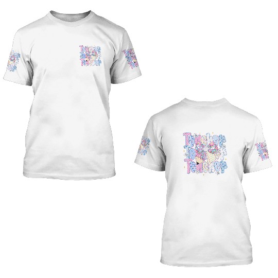 Preppy Teacher Coquette 3D T Shirts