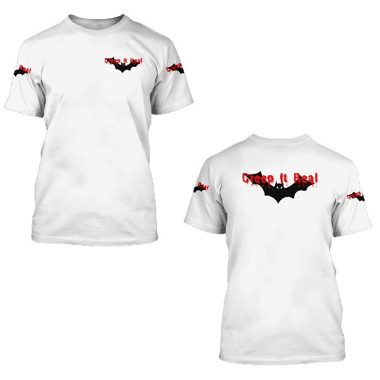 Creep It Real – Halloween Bat Design 3D T Shirts