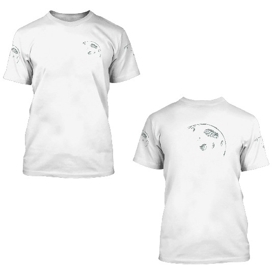 Forest Moon – Lunar Light in the Wilderness 3D T Shirts