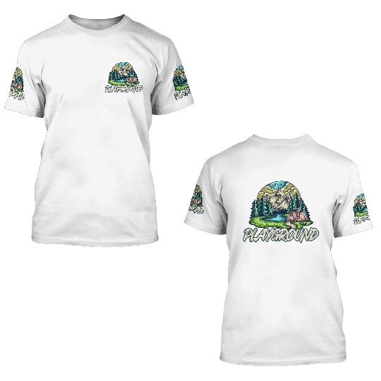 Natures playground 3D T Shirts