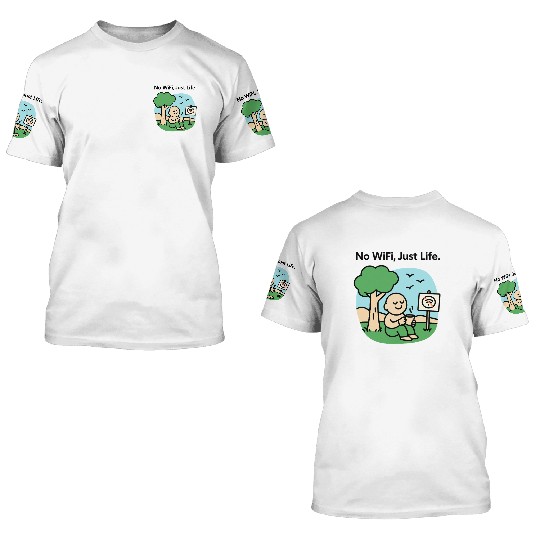 Peaceful Mind Grounding Design 3D T Shirts