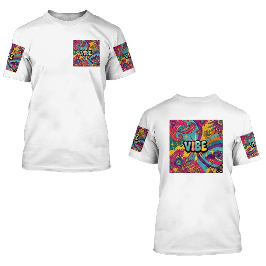 Stay Wild - Psychedelic Boho 70s Vibes 3D T Shirts