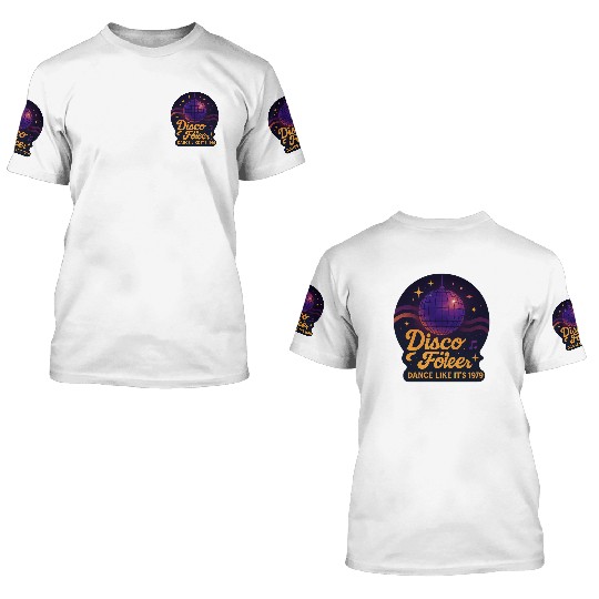 Disco Foiler 1970s Dance 3D T Shirts