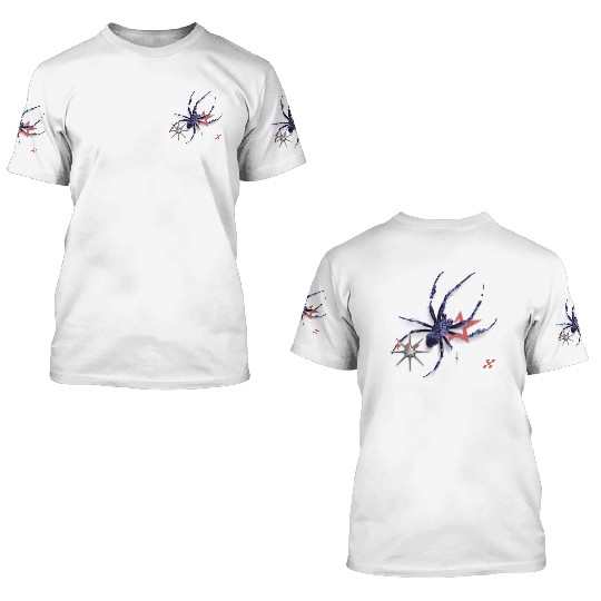 Poisonous Spider Graphic 3D T Shirts