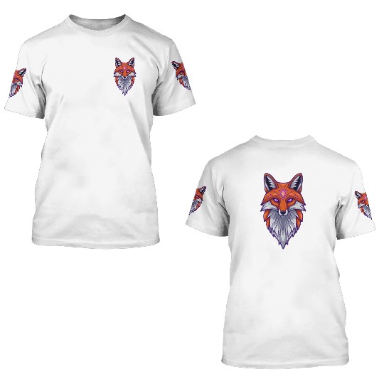 Alpha Fox 3D T Shirts