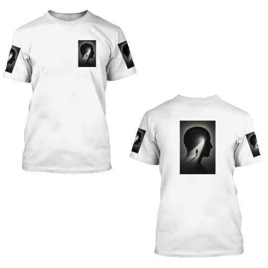 Inner Horizon – the journey within yourself 3D T Shirts