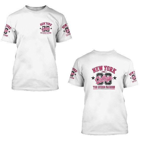 Trendy Varsity College 08 3D T Shirts