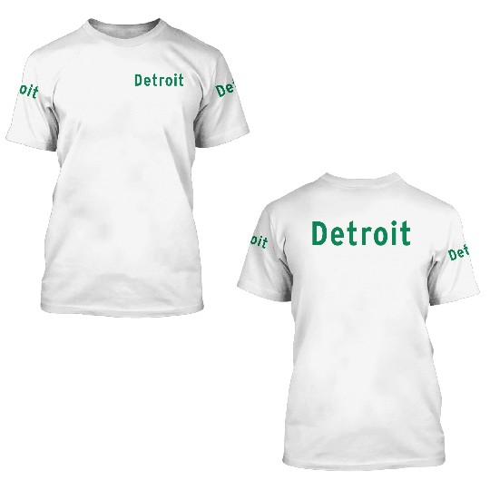 Detroit 3D T Shirts