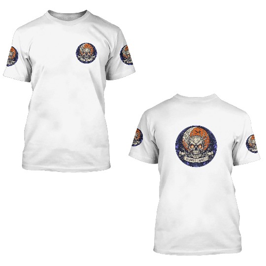 Haunted Harvest Halloween Design 3D T Shirts