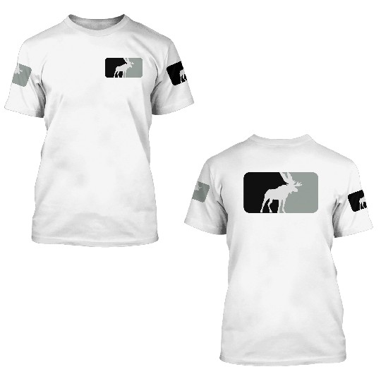 US-ES - Alce - Moose 3D T Shirts