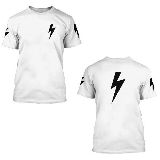 Lightning bolt 3D T Shirts