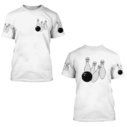 Bowling 3D T Shirts