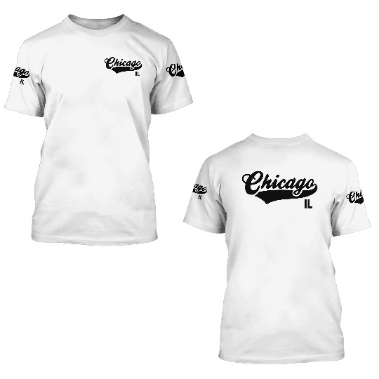 Chicago IL - Illinois 3D T Shirts