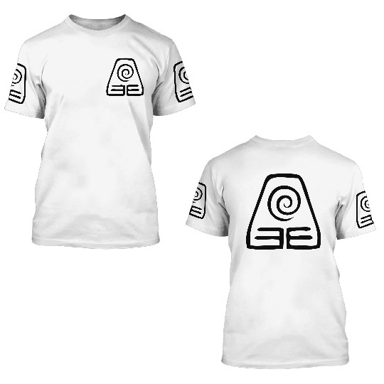 Earth Kingdom Symbol - VECTOR 3D T Shirts