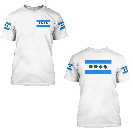 Chicago Irish 3D T Shirts