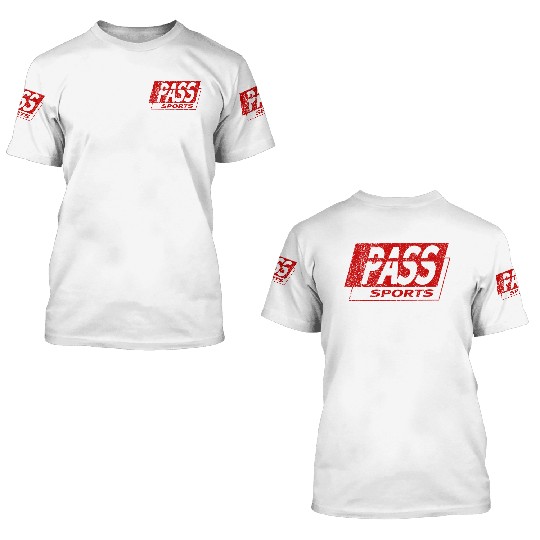 Old School Retro PASS Sports Detroit 3D T Shirts