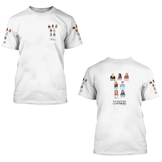 Doctor Who Companions (alternate version) 3D T Shirts