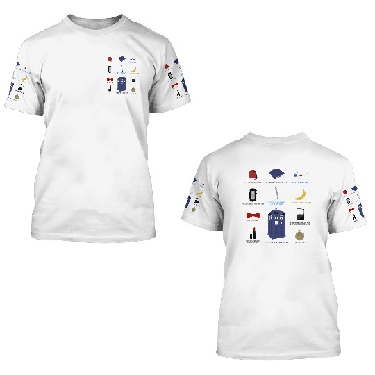Doctor Who Items 3D T Shirts