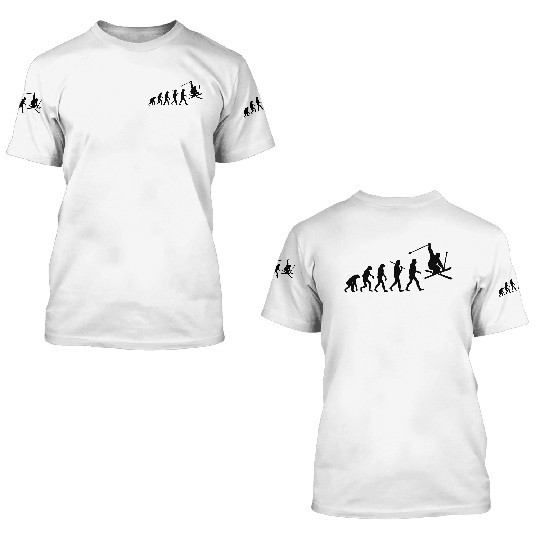 Evolution Ski 3D T Shirts