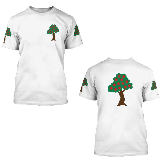 ♥ټApple Tree-Eat More Awesome Fruitټ♥ 3D T Shirts