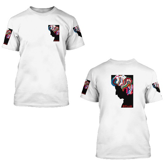 Bob Dylan icon 3D T Shirts