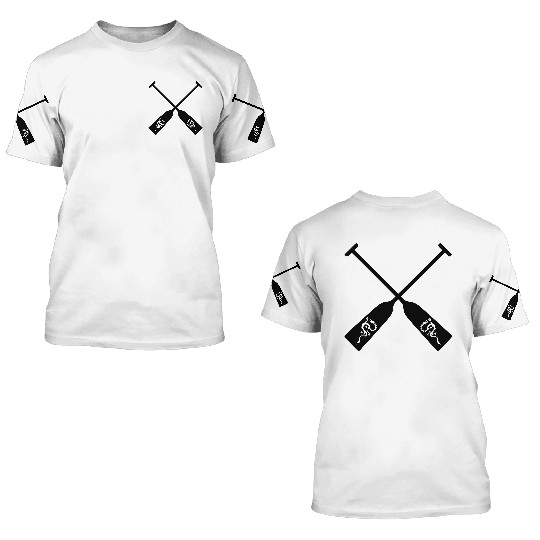 Dragonboat Dragonboating Racing Paddle Dragon 3D T Shirts