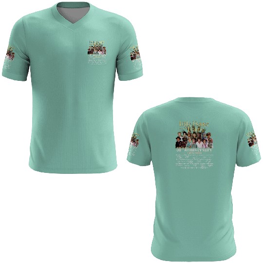 Discover Little House On The Prairie 50 Years 1974 2024 Signatures Thank You 3D T Shirts