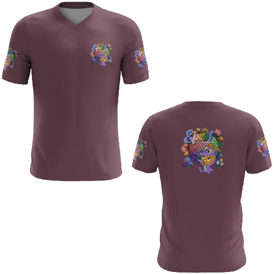 Disney Orange Bird Figment Flower Festival 3D T Shirts, Disney Epcot 3D T Shirts, Disney World 3D T Shirts, Orange Bird 3D T Shirts, Purple Dragon 3D T Shirts