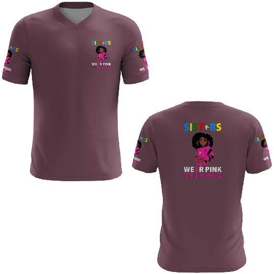 BC OES Sisters Wear Pink Eastern Star Breast Cancer Awareness Cancer 3D T Shirts