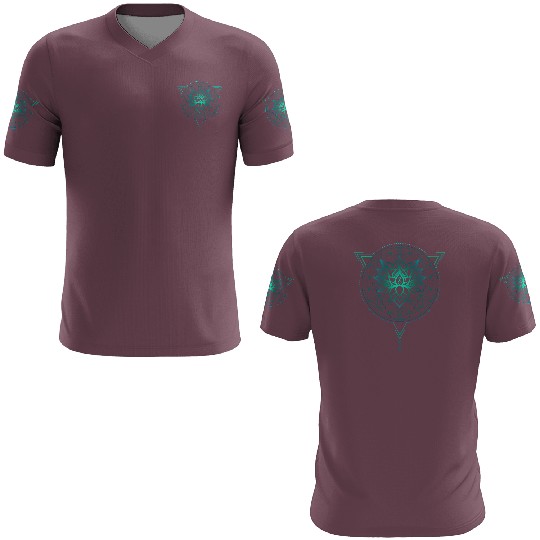 Lotus of Life Mandala in Geometric 3D T Shirts