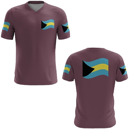 flag bahamas 3D T Shirts