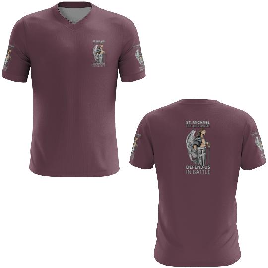 St Michael the Archangel Saints Angel Catholic 3D T Shirts