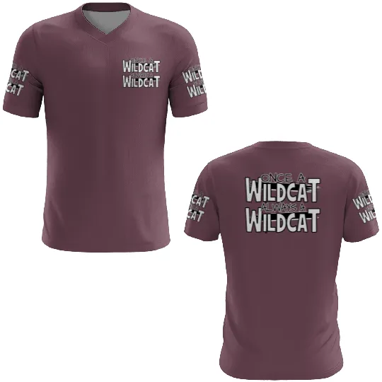 Once A Wildcat Always A Wildcat School Pride 3D T Shirts