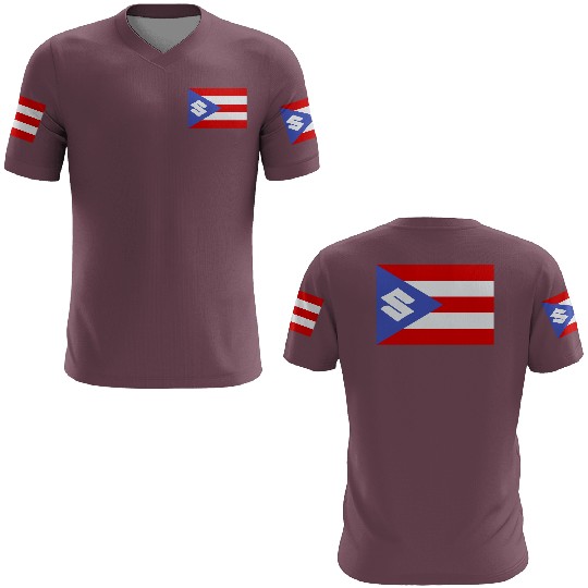 Suzuki Puerto Rico Flag 3D T Shirts