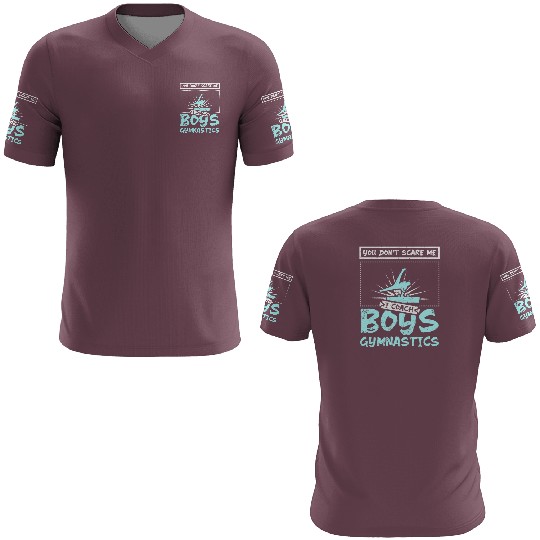 You don't scare me I coach boys gymnastics 3D T Shirts
