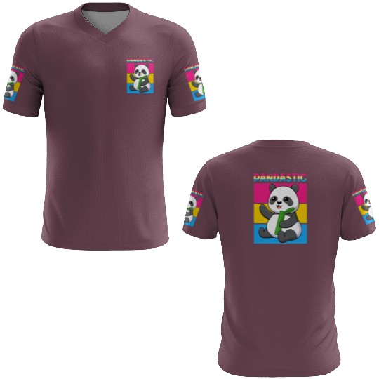 Pandastic Panda Bear Funny LGBTQ Pride Flag Pun 3D T Shirts