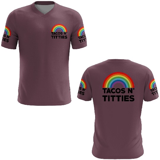 Tacos and Titties Funny LGBT Gay Pride Gifts LGBTQ 3D T Shirts