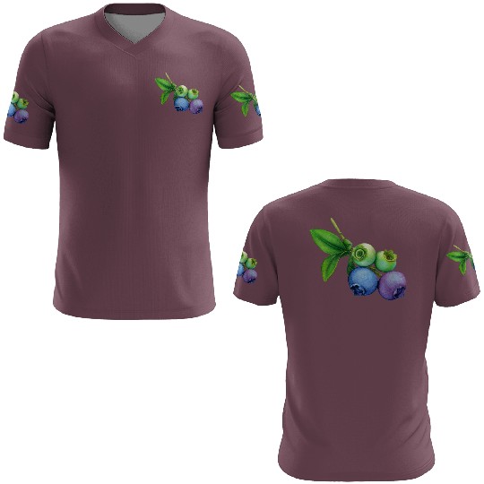 blueberries 3D T Shirts