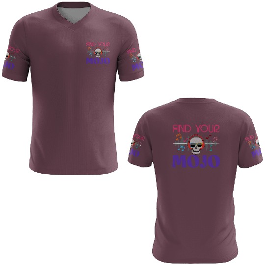 Find Your Mojo Colorful Violet Pink Retro Font 3D T Shirts