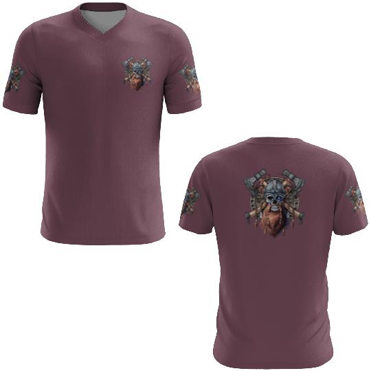 Viking Warrior Skull 3D T Shirts