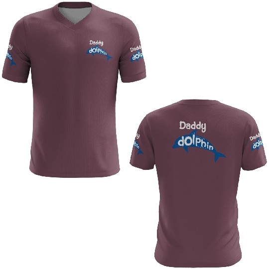 Daddy Dolphin 3D T Shirts